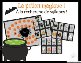 JEU La potion magique - À la recherhce des syllabes