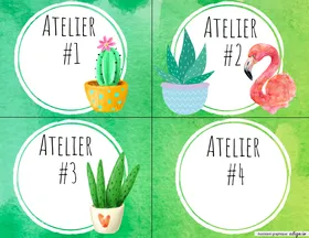 Affiches d'ateliers