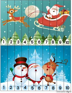 PUZZLE 1-10 noel