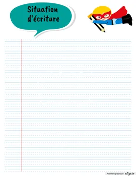 Situation d'écriture