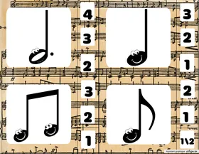Cartes à pinces_musique