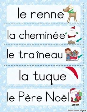 Vocabulaire de Noël
