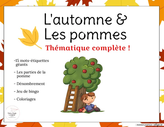 L'automne et les pommes