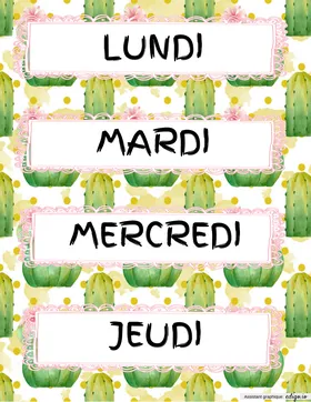 Jours et mois