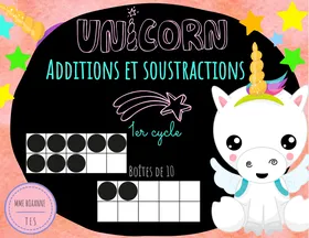 Additions et soustractions / boîtes de 10