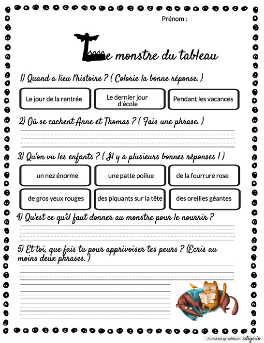 Le monstre du tableau