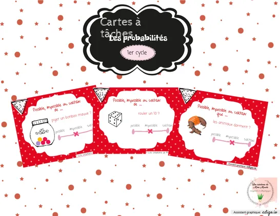 Cartes à tâches - probabilités