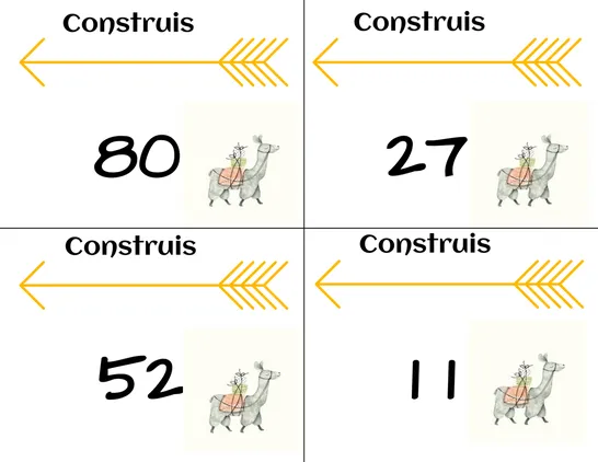Construis les nombres