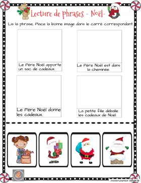 Phrases simples de Noël