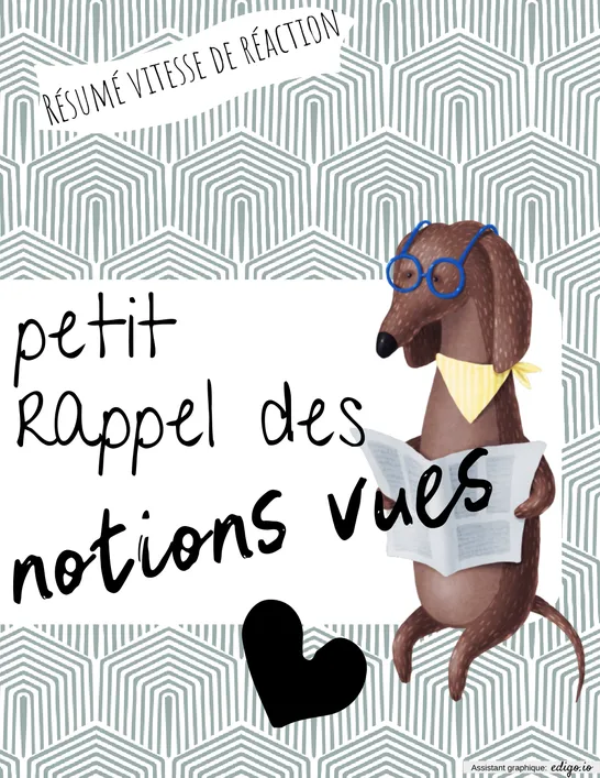 Résumé -Vitesse de réaction