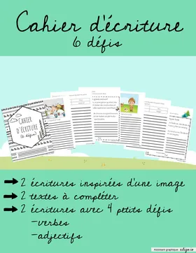 Cahier d'écriture