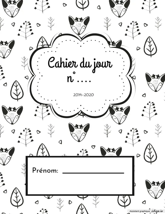 Présentation cahier du jour