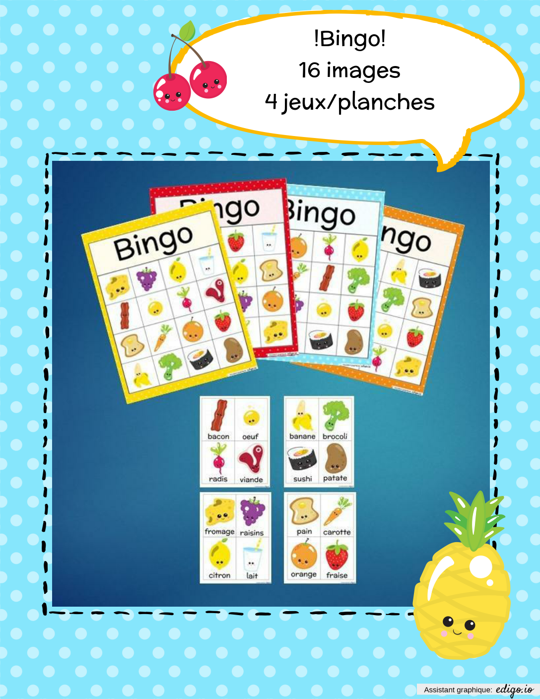 Bingo, Preschool, Kindergarten, Exercises & activities, Playing cards
