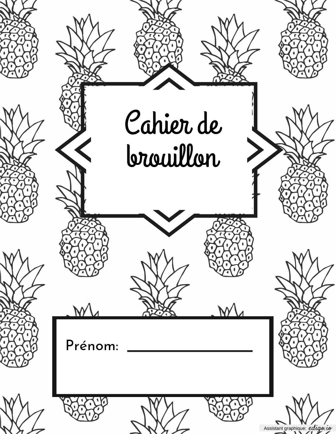 Présentation cahier de brouillon, 2nd grade, Others, Class organisation,  Class organisation - Edigo
