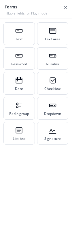 Close-up of the Make Fillable PDF Worksheets feature in Edigo