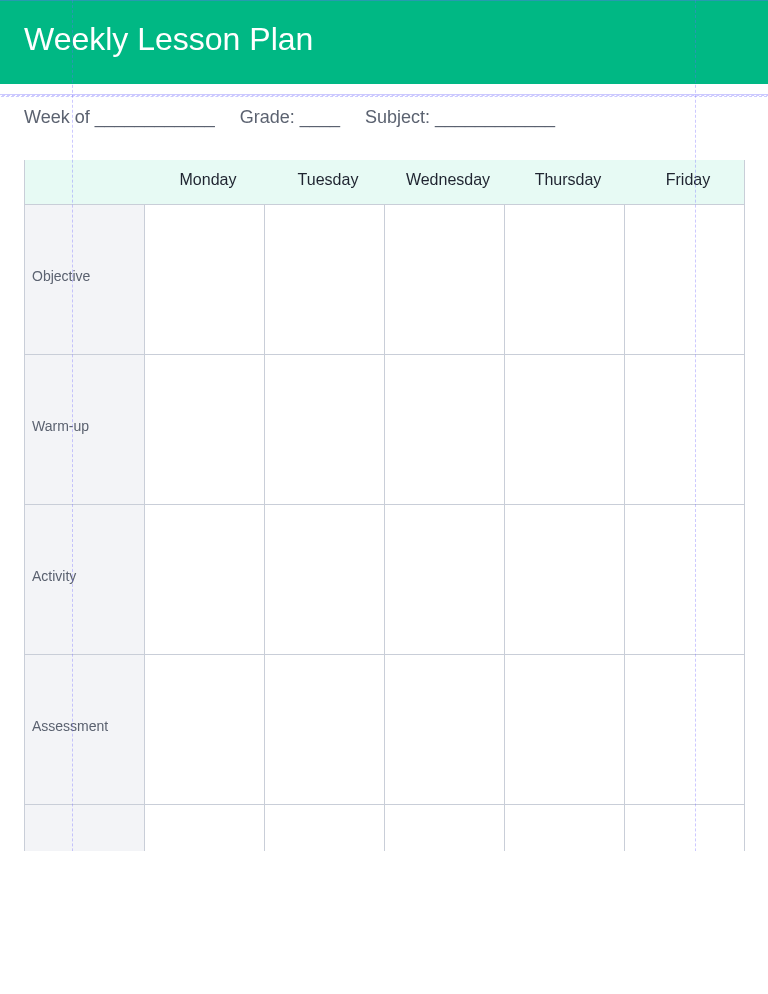 Close-up of the Editable Lesson Plan Templates feature in Edigo